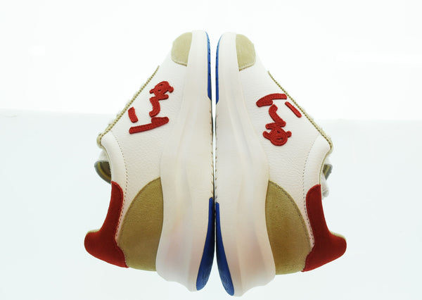 サンガッチョ SANGACIO にゅ 刺繍 スニーカー メンズ靴 スニーカー ホワイト 27cm 103S-1257