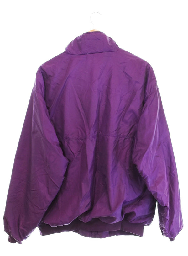 パタゴニア PATAGONIA 90s USA製 シェルドシンチラジャケット フリースライナー ナイロンジャケット ジャケット パープル LLサイズ 103MT-2399