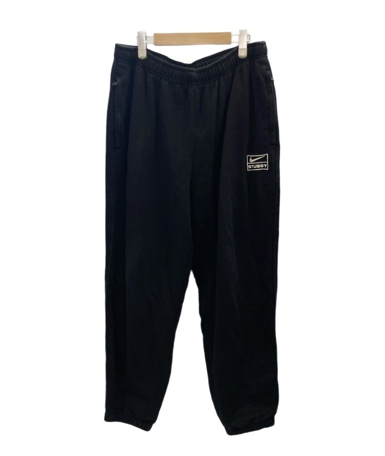 ナイキ NIKE × STUSSY ステューシー STONE WASHED FLEECE PANT Black ウォッシュド フリース パンツ 黒  FN5235-010 ボトムスその他 ロゴ ブラック XL 101MB-427