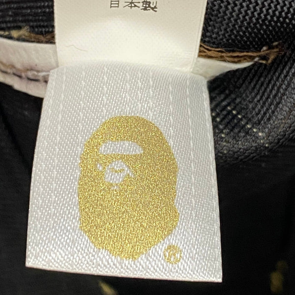 【中古】ア ベイシング エイプ A BATHING APE COACH Jacquard Baseball Cap 001CPG231902X 帽子 メンズ帽子 キャップ ブラウン 201goods-630