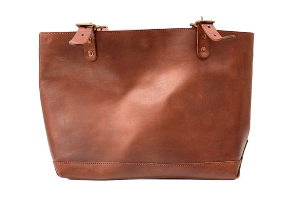 ヴァスコ vasco TRAVEL TOTE BAG トラベル トート バッグ 肩掛け 三角マチ 茶 バッグ メンズバッグ トートバッグ 無地 ブラウン 104B-57