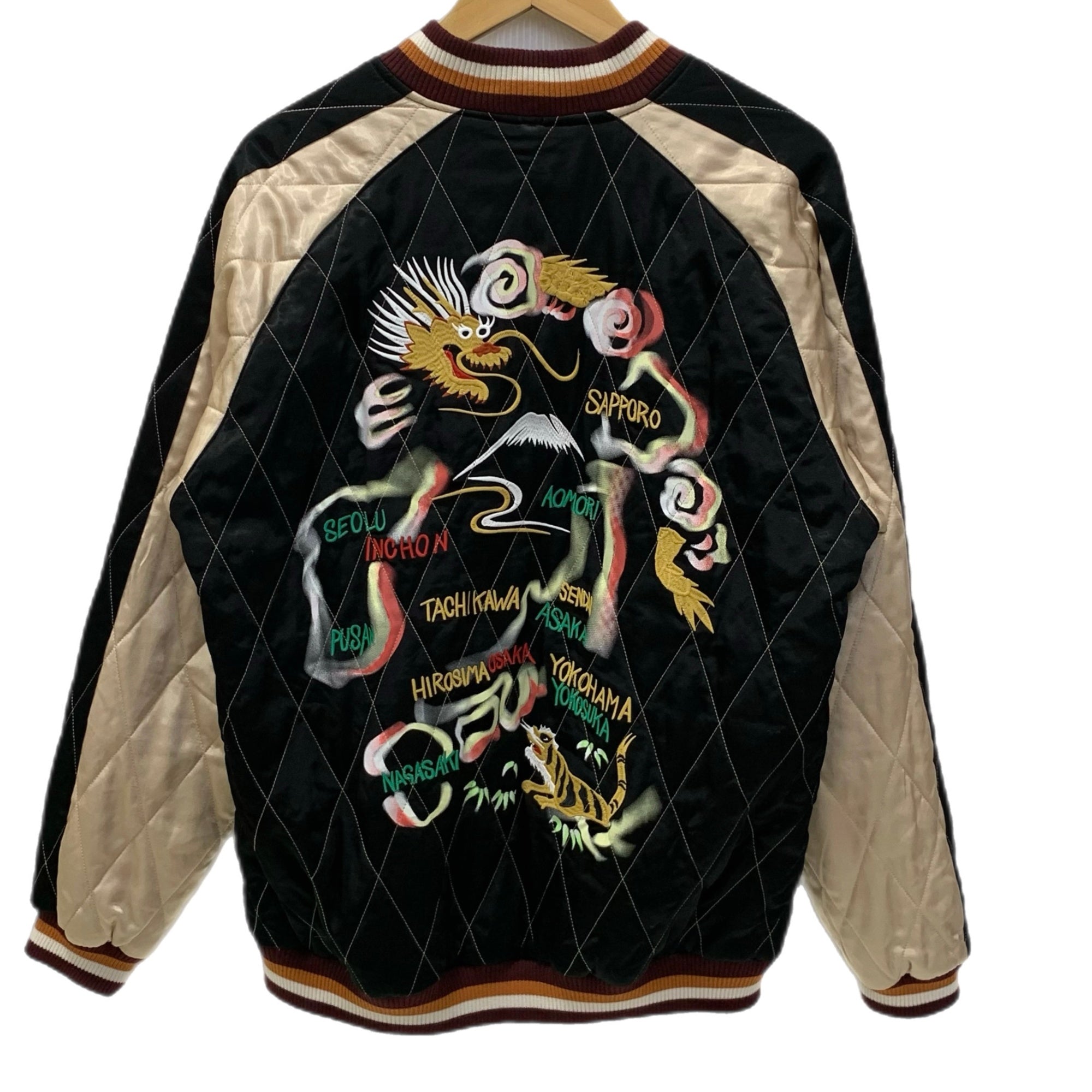 ヒューストン HOUSTON QUILTING RAYON SOUVENIR JACKET キルティング