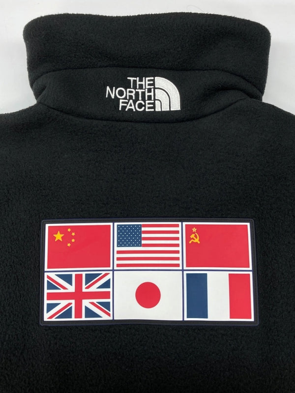 ザノースフェイス THE NORTH FACE TRANS ANTARCTICA FLEECE JACKET トランス アンターティカ フリース ジャケット ジップアップ 国旗 アウトドア 黒 NA72235 ジャケット ロゴ ブラック Mサイズ 104MT-2191