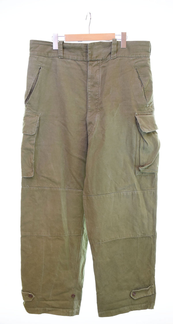 ミリタリー Military 50s フランス軍 M-47 前期 コットンツイル トップボタン2つ  カーゴパンツ カーキ 103MB-509