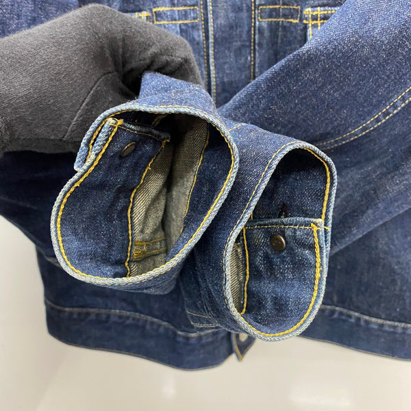 【曜日割引対象外】 リーバイス Levi's 90's 71507XX 日本製 95年製 赤耳 濃紺 ジャケット ブルー 40サイズ 201MT-4856 VB