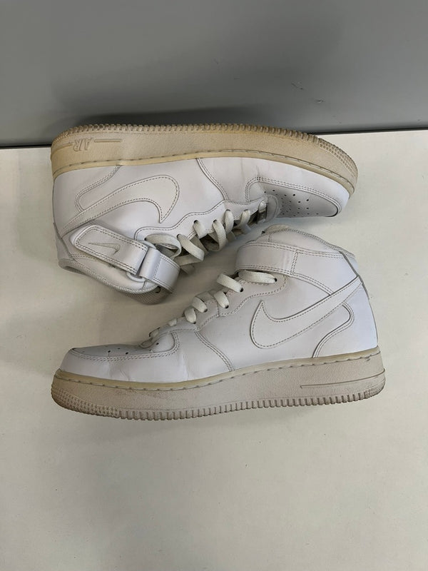 ナイキ NIKE AIR FORCE 1 MID 07 AF1 エアフォース 1 ミッド 07 オールホワイト 315123-111 メンズ靴 スニーカー ホワイト 27cm 101sh-2354