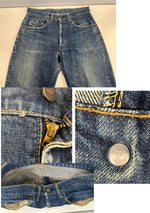 リーバイス Levi's 60's~70's 60～70年代 505 BIGE 不均等V ボタン裏5刻印 並行ステッチ 42TALON ZIPPER 赤耳 耳付き VINTAGE ヴィンテージ デニム ブルー 101MB-662