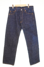 リーバイス Levi's 90s USA製 赤耳 ボタン裏501 501XX ストレート デニムパンツ 0657-0217 デニム ブルー 33 103MB-577