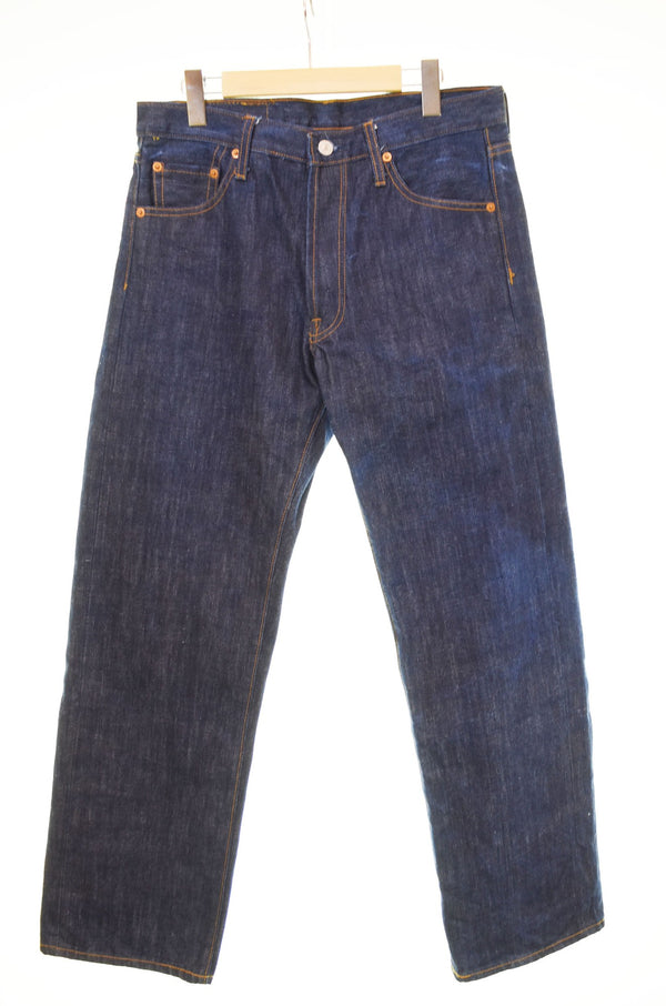 リーバイス Levi's 90s USA製 赤耳 ボタン裏501 501XX ストレート デニムパンツ 0657-0217 デニム ブルー 33 103MB-577