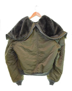 アルファ ALPHA 90s N-2B フライトジャケット Made in USA 90's USA製 短丈 ボックスシルエット Y2K 1615-573-8335 ジャケット カーキ Lサイズ 103MT-3352