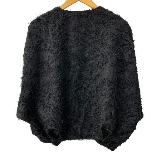 アトリエヌメロサンク Atelier N5 Loungedress ノーカラーフェザーブルゾン ノーカラージャケット LDZ10A2107A0006 ジャケット ブラック フリーサイズ 201LT-439