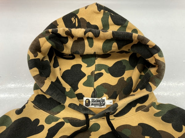 アベイシングエイプ A BATHING APE ベイプ 1st Camo Kanji Pullover Hoodie ファースト カモ プルオーバー フーディ パーカー 001PPF801001X パーカ プリント ベージュ Lサイズ 104MT-596