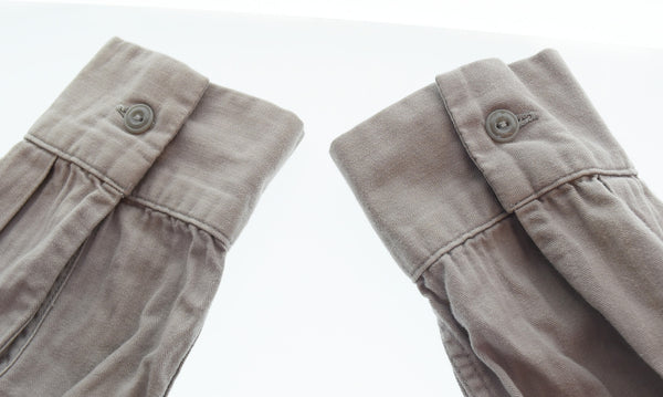 テンダーロイン TENDERLOIN HBT 刺繍 ワーク シャツ 長袖シャツ グレー Sサイズ 103MT-3484