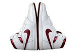 ナイキ NIKE 23年製 AIR JORDAN 1 HIGH 85 METALLIC BURGUNDY エア ジョーダン ハイ メタリック バーガンディ AJ1 シューズ 白 赤 BQ4422-161 メンズ靴 スニーカー ホワイト 27.5cm 104S-999