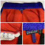 【曜日割引対象外】 パタゴニア PATAGONIA 80's レトロパイル カーディガン USA製 ジャケット ブルー Mサイズ 201MT-3742 VB