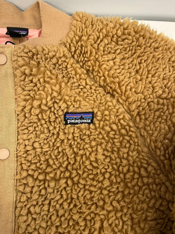パタゴニア PATAGONIA Retro-X Fleece Bomber Jacket レトロX ボアジャケット フリースジャケット レディース キッズ 65415FA19 コート・ジャケット 無地 ブラウン 3Lサイズ 101KT-13