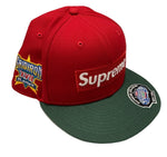 シュプリーム SUPREME Championships Box Logo NEW ERA チャンピオンシップス ボックスロゴ ニューエラ 赤 帽子 メンズ帽子 キャップ レッド 101hat-102