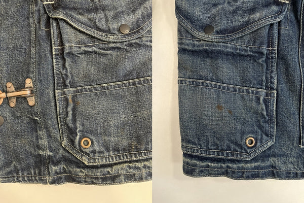 ラルフローレン RalphLauren Cortland デニム ファイヤーマン ジャケット ジャケット ネイビー Lサイズ 101MT-5062