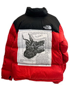シュプリーム SUPREME 24AW ×THE NORTH FACE NUPTSE JACKET ノースフェイス ヌプシ ダウンジャケット 赤 ND52402I ジャケット レッド Mサイズ 101MT-4413