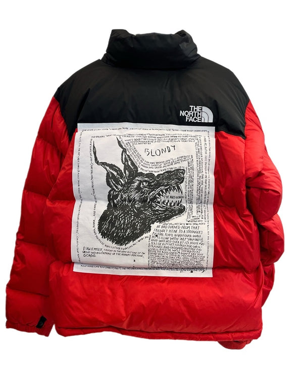 シュプリーム SUPREME 24AW ×THE NORTH FACE NUPTSE JACKET ノースフェイス ヌプシ ダウンジャケット 赤 ND52402I ジャケット レッド Mサイズ 101MT-4413