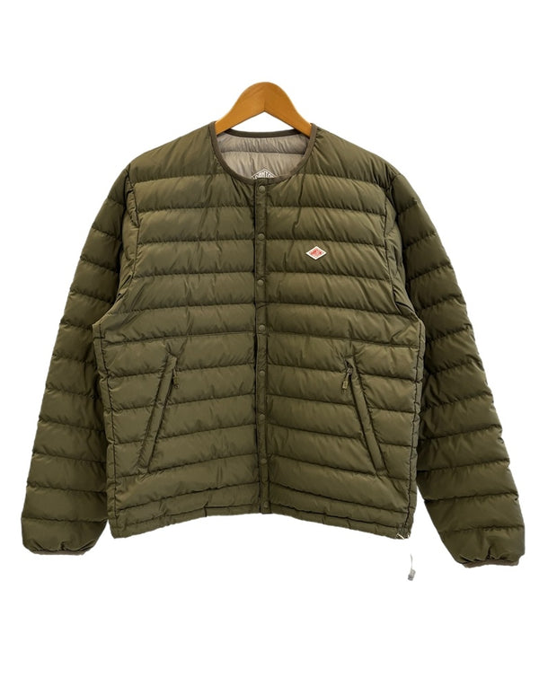ダントン DANTON ダウンジャケット インナーダウン 中綿 オリーブ 緑 KW12-111-02 XL ジャケット カーキ 101MT-5256
