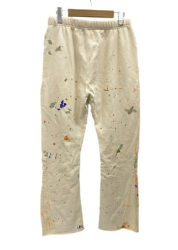 ギャラリーデプト GALLERY DEPT GALLERY DEPT. GD Painted Flare Sweatpant 23SS ペインテッド フレア スウェットパンツ クリーム系 ボトムスその他 ホワイト Lサイズ 101MB-467