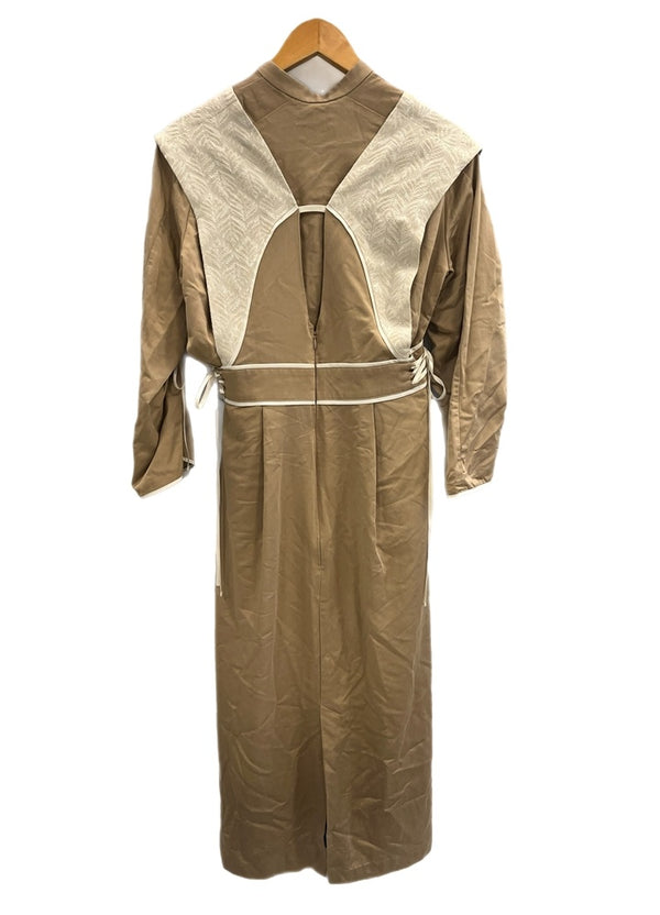 パブリックトウキョウ PUBLIC TOKYO レイヤードセットジャガードワンピース ワンピース ベージュ フリーサイズ FREE 101LT-169