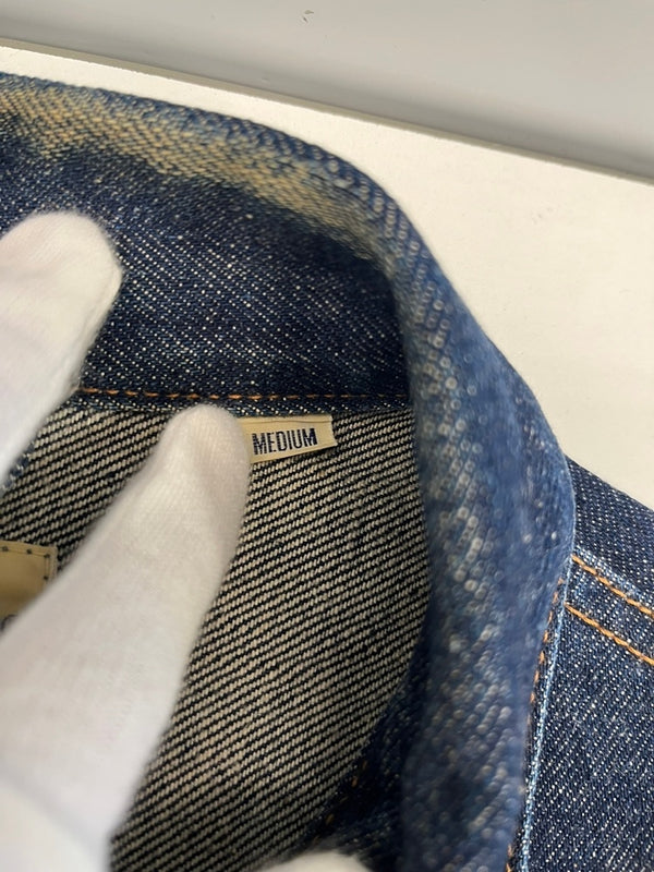 ラングラー Wrangler BLUEBELL ブルーベル 復刻 デニムジャケット Gジャン 11MJZ M4759-00 MEDIUM ジャケット ネイビー Mサイズ 101MT-5176