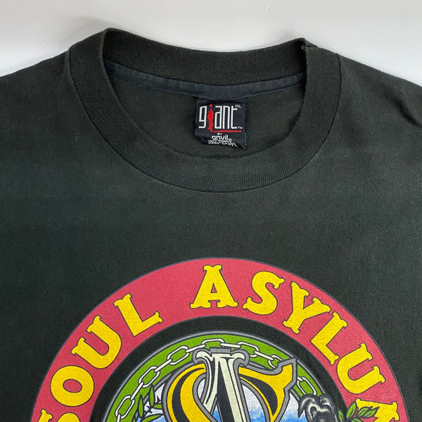 【曜日割引対象外】 ヴィンテージ vintage 90's GIANT SOUL ASYLUM USA製 バンド Tシャツ ブラック XLサイズ 201MT-4006 VB