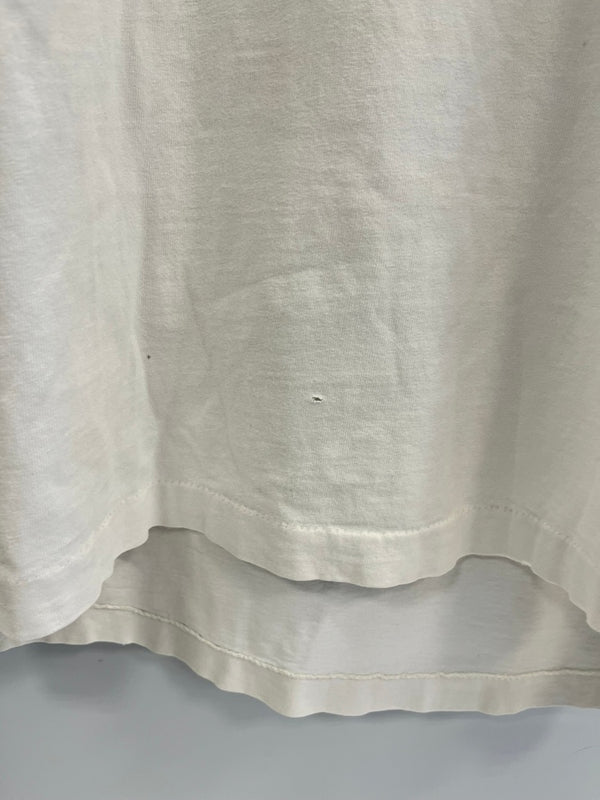 ティンバーランド Timberland 90s Vintage ヴィンテージ ブーツプリントTee 白  シングルステッチ Tシャツ ホワイト 101MT-4831