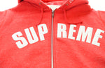 シュプリーム SUPREME 10AW Arc Logo Thermal Zip Up Hoodie ジップパーカー 赤 パーカ レッド Lサイズ 103MT-1348