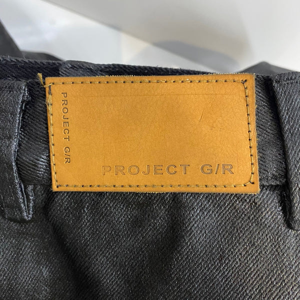 プロジェクトジーアール PROJECT G/R コーティング デニム ブラック 1サイズ 201MB-1139