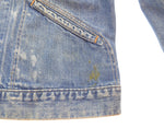 ラングラー Wrangler 70s 126MJ  DENIME JACKET 70's デニムジャケット  四つポケット ダブルステッチ 42 ジャケット ブルー 103MT-2565