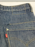 リーバイス Levi's 00's Y2K ENGINEERED JEANS REGULAR エンジニアジーンズ 立体裁断  3D 日本製 00001-0835 デニム ブルー 31×32 101MB-747