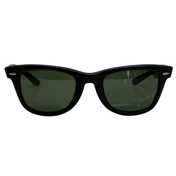 【曜日割引対象外】 【中古】レイバン Ray-Ban 80's B&L 5022 マッドブラック USA製 WAYFARER 眼鏡・サングラス サングラス ブラック 201goods-801 VB