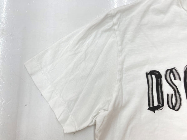 ディースクエアード DSQUARED2 21SS Maple Leaf T-Shirt Icon ロゴ メープル リーフ 半袖 カットソー クルーネック WHITE 白 S74GD0848 S23852 Tシャツ プリント ホワイト Sサイズ 104LT-158