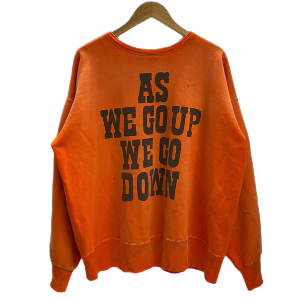 セントマイケル SAINT MICHAEL JS & LMB CRW SWEAT SM-YS8-0000-028 スウェット オレンジ Lサイズ 201MT-4163