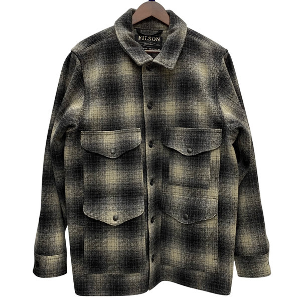 【曜日割引対象外】 フィルソン FILSON USA製 マッキーノクルーザージャケット オンブレ 8035-45-00006 ジャケット ブラック Mサイズ 201MT-4351 VB