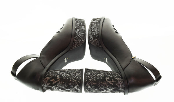 ハレ HARE ガラソールチャンキーパンプス 黒 レディース靴 パンプス ブラック L 103S-961