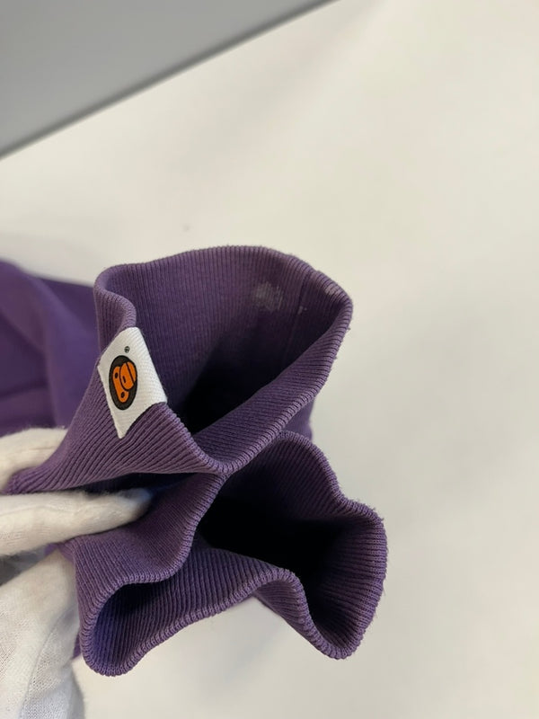 ア ベイシング エイプ A BATHING APE BAPE × Kaws Baby Milo Bendy Giraffe Zip Ups ベイプ カウズ マイロ ジラフプリント キリンプリント フーディ パーカー 紫  パーカ パープル Sサイズ 101MT-5262