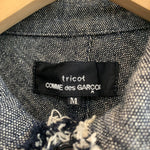 コムデギャルソン COMME des GARCONS tricot COMME des GARCONS セットアップ フリンジ AD2003 ジャケット 無地 グレー Mサイズ 201LT-298