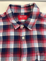 シュプリーム SUPREME チェックシャツ フランネルシャツ XL ジャケット レッド LLサイズ 101MT-4773