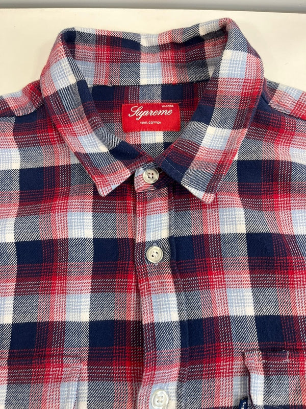 シュプリーム SUPREME チェックシャツ フランネルシャツ XL ジャケット レッド LLサイズ 101MT-4773