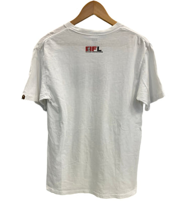 ア ベイシング エイプ A BATHING APE × FUTURA LABORATORIES 初期 90's 90年代 anvil NIGO ASSAULT フューチュラ コラボ 裏原 アーカイブ Tシャツ ホワイト Mサイズ 101MT-4304
