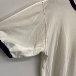 【曜日割引対象外】 チャンピオン Champion 80's USAFA トリコタグ USA製 リンガー Tシャツ ホワイト Lサイズ 201MT-4064 VB