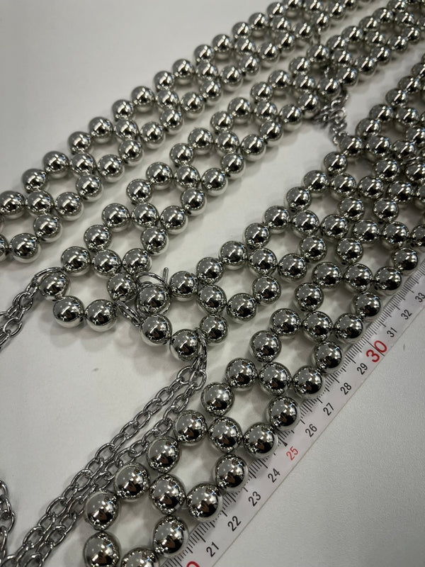 ハレ HARE クロスデザインハーネス シルバーカラー ボールチェーン メタル サイズ：FREE レディースジュエリー・アクセサリー その他 シルバー 101G-217