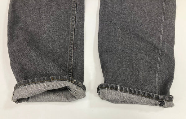 リーバイス Levi's 80's 80年代 501 先染めブラック ボタン裏524刻印 VINTAGE ヴィンテージ アメリカ製 MADE IN USA デニム ブラック W32L34 101MB-677