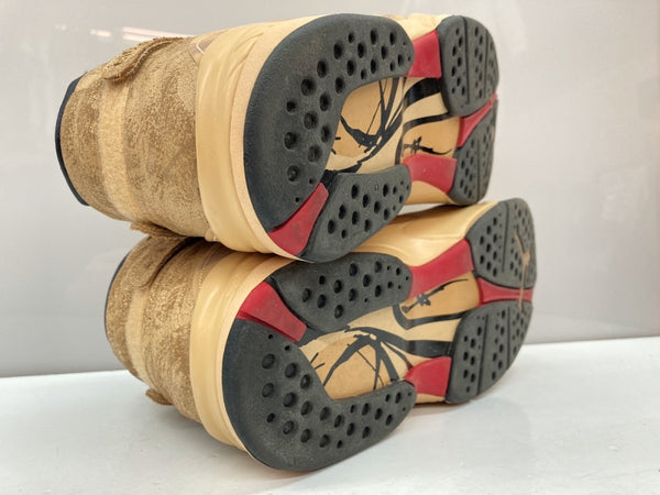 ナイキ NIKE 21年製 × RUI HACHIMURA 八村塁 AIR JORDAN 8 RETRO SE エア ジョーダン レトロ AJ8 シューズ 薄茶 DO2496-700 メンズ靴 スニーカー ベージュ 28cm 104S-694