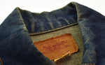 リーバイス Levi's 70s 70505 4th BIGE ケアタグ ボタン裏52 両面タブ 不均等V ヴィンテージデニム 70's 70年代 ジャケット ブルー 103MT-2498