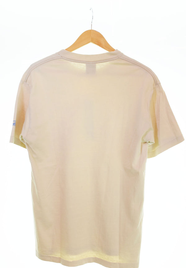 ステューシー STUSSY USA製 SSリンクロゴ プリント 半袖Tシャツ  Tシャツ ベージュ Mサイズ 103MT-2589